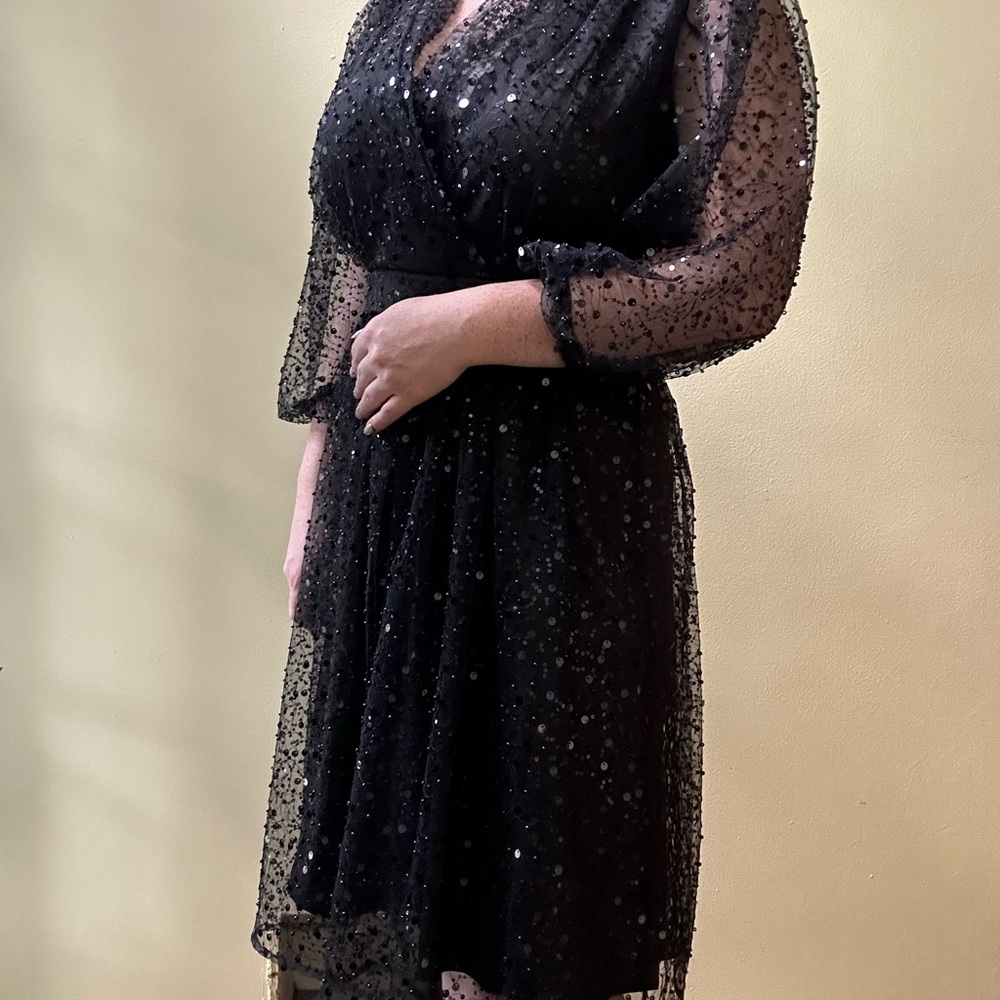 Halston Heritage Red and Black Fairy Sculpture